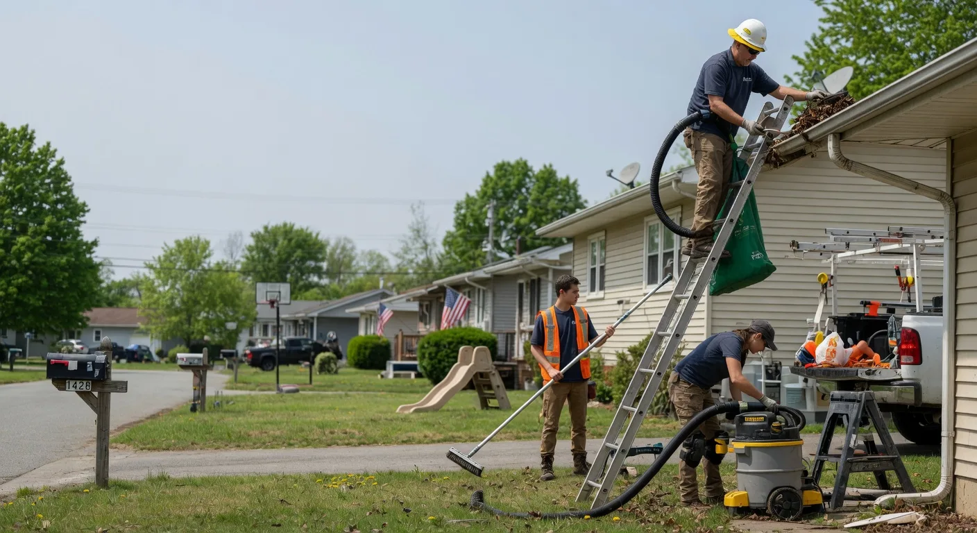 Gutter Installation in New Sharon, ME near me